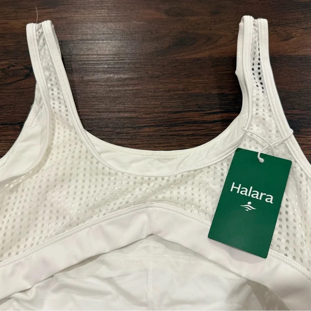 HALARA SoftlyZero™ Airy Cut Out 2-in-1 Pocket Cool Touch Mini Tennis Dress - Picture 4 of 4